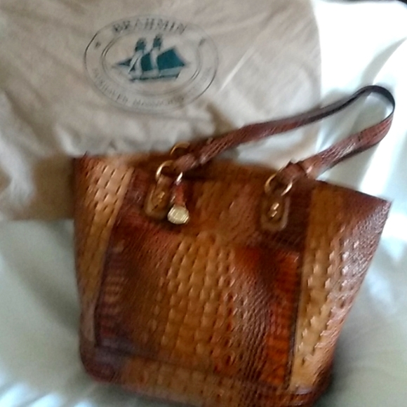 Handbags - Brahmin tan leather large handbag 👜